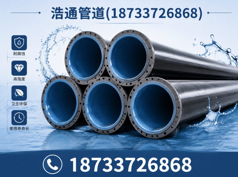 青县衬塑钢管展示图